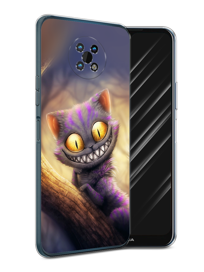 

Чехол Awog на Nokia G50 / Нокиа G50 "Cheshire Cat", Фиолетовый;желтый, 124950-1