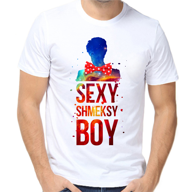 

Футболка мужская белая 64 р-р sexy shmeksy boy, Белый, fm_sexy_shmeksy_boy