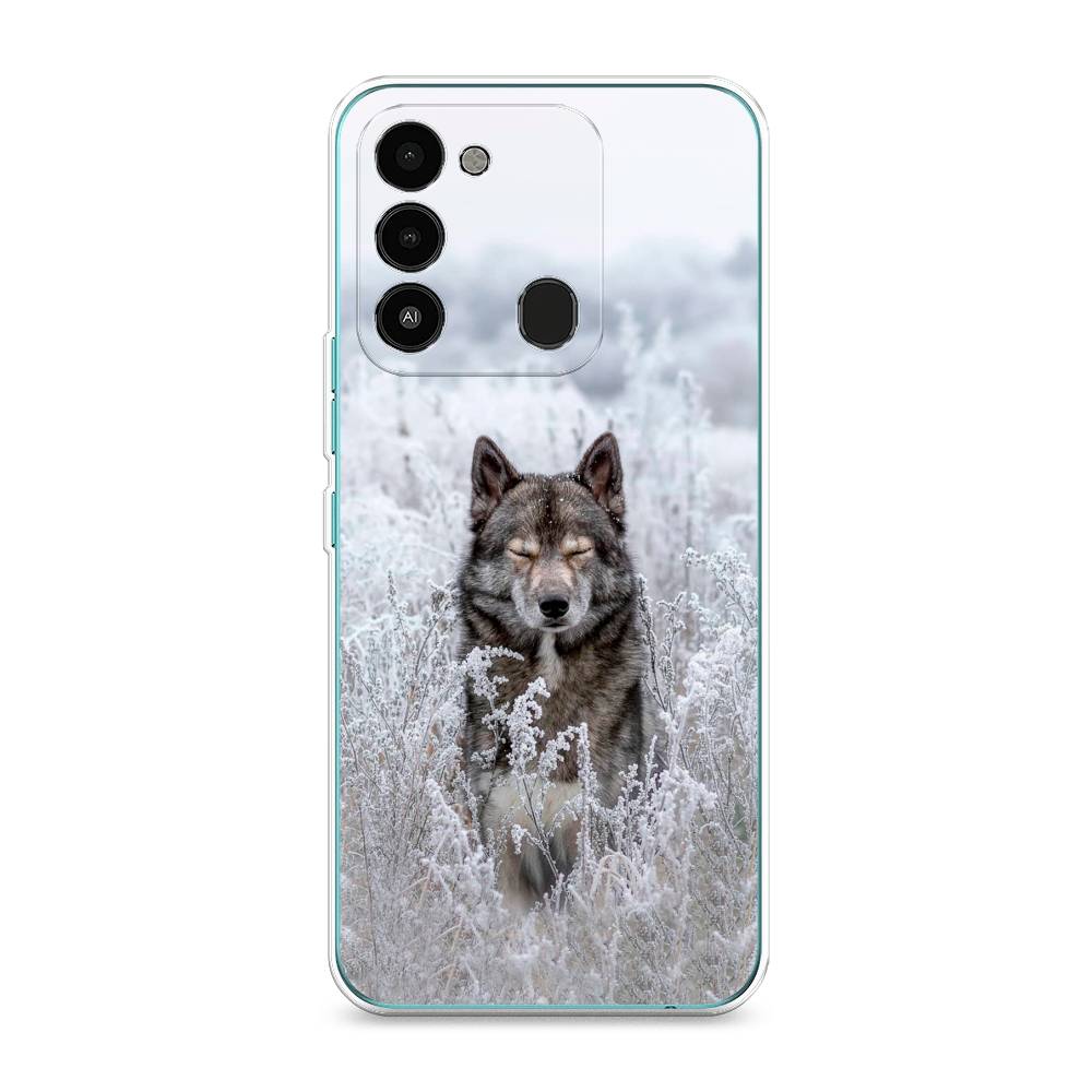 

Чехол Awog на Tecno Spark Go 2022/8С/9 "Волк в поле", Разноцветный, 301350-1