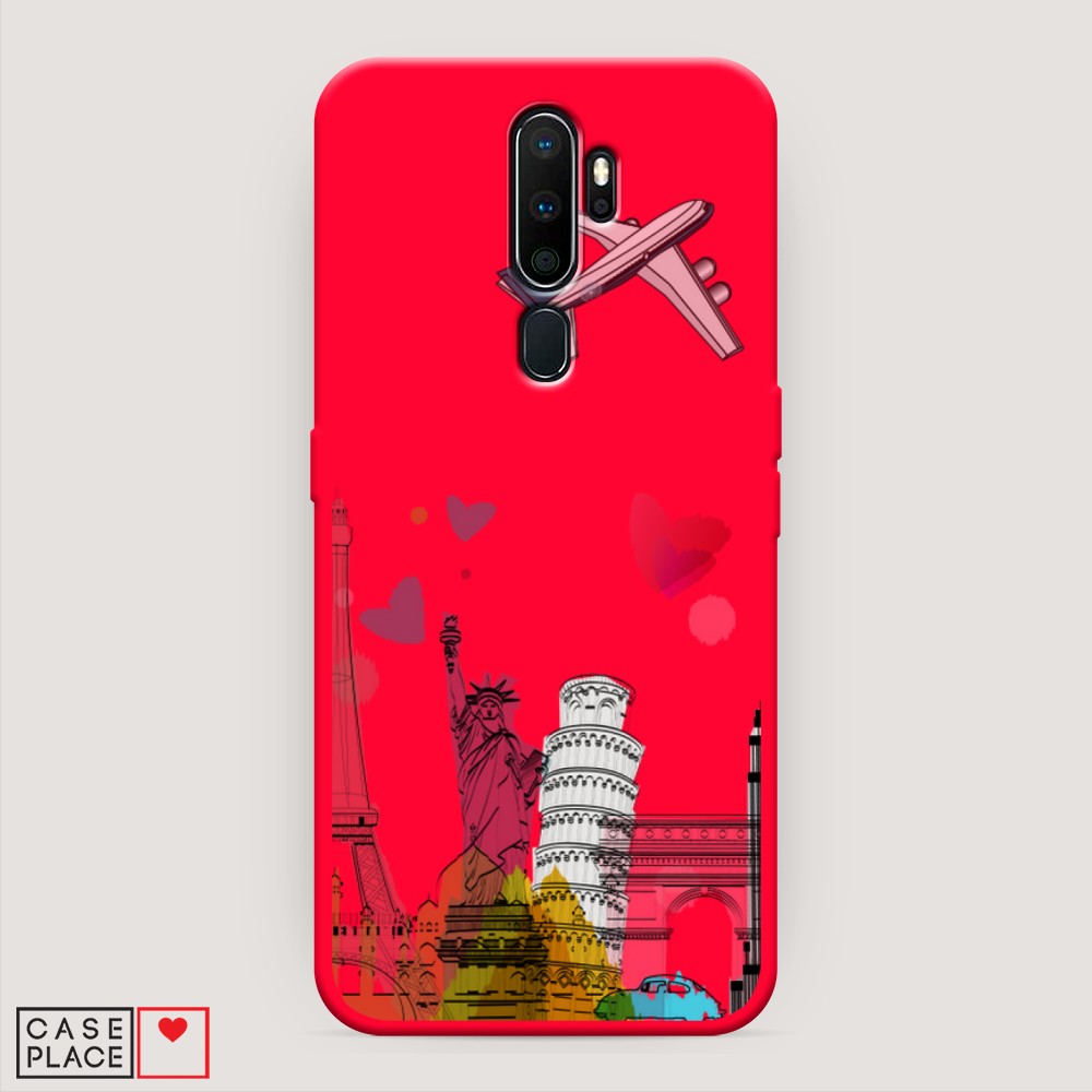 

Чехол Awog на Oppo A5/A9 2020 "Самолет путешествий", Разноцветный, 251353-1