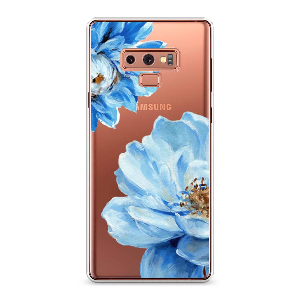 

Чехол Awog на Samsung Galaxy Note 9 "Голубые клематисы", Голубой, 26350-8