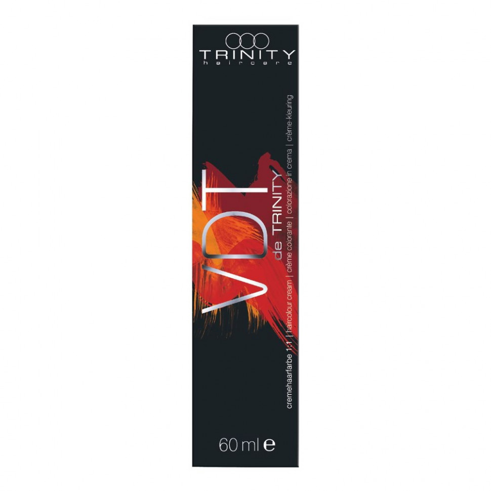 Краска для волос Trinity VDT 6.344 тёмный русый золотисто интенсивно красный  60 мл лаборатория кузнецова массажер тибетский аппликатор на подложке 41х60 см тёмный лен