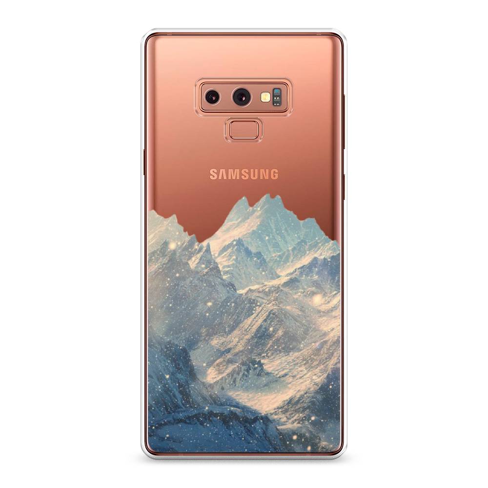 

Чехол Awog на Samsung Galaxy Note 9 "Горы арт 2", Серый, 26350-10
