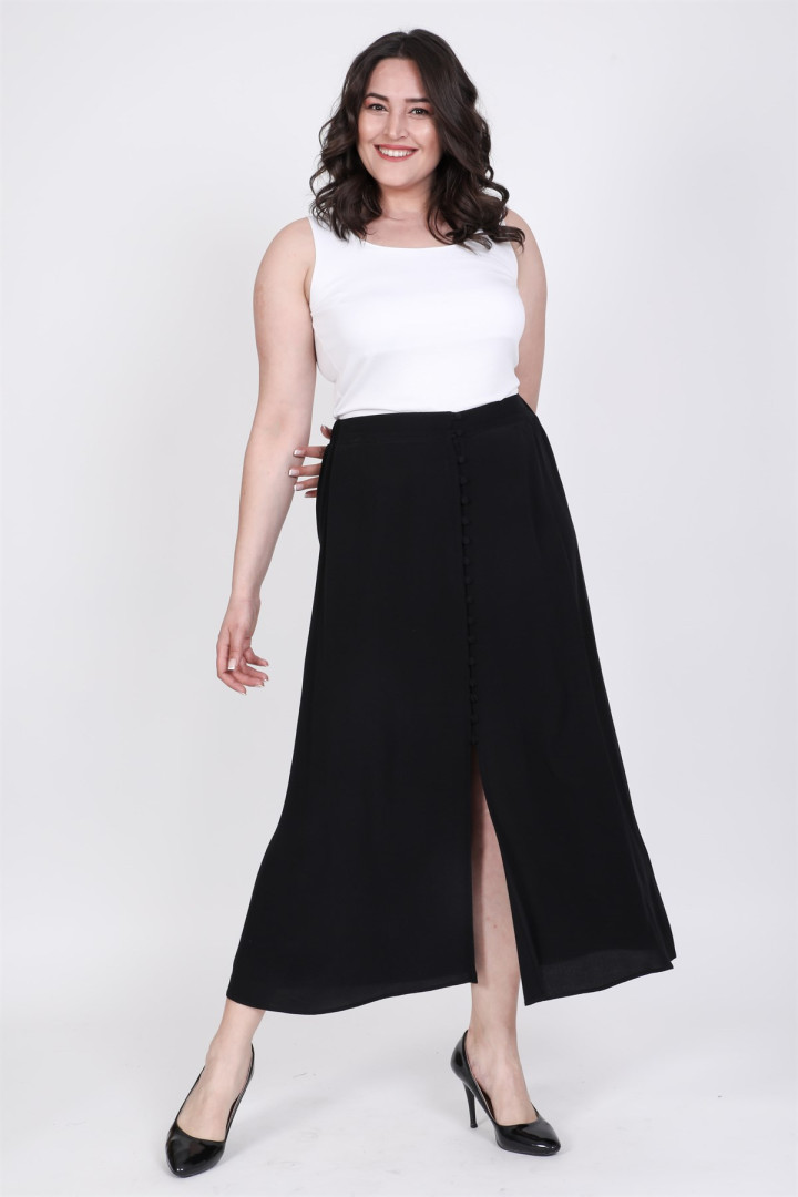 

Юбка женская My Line Moda 867 черная 52 RU (товары доставляются из-за рубежа), 867