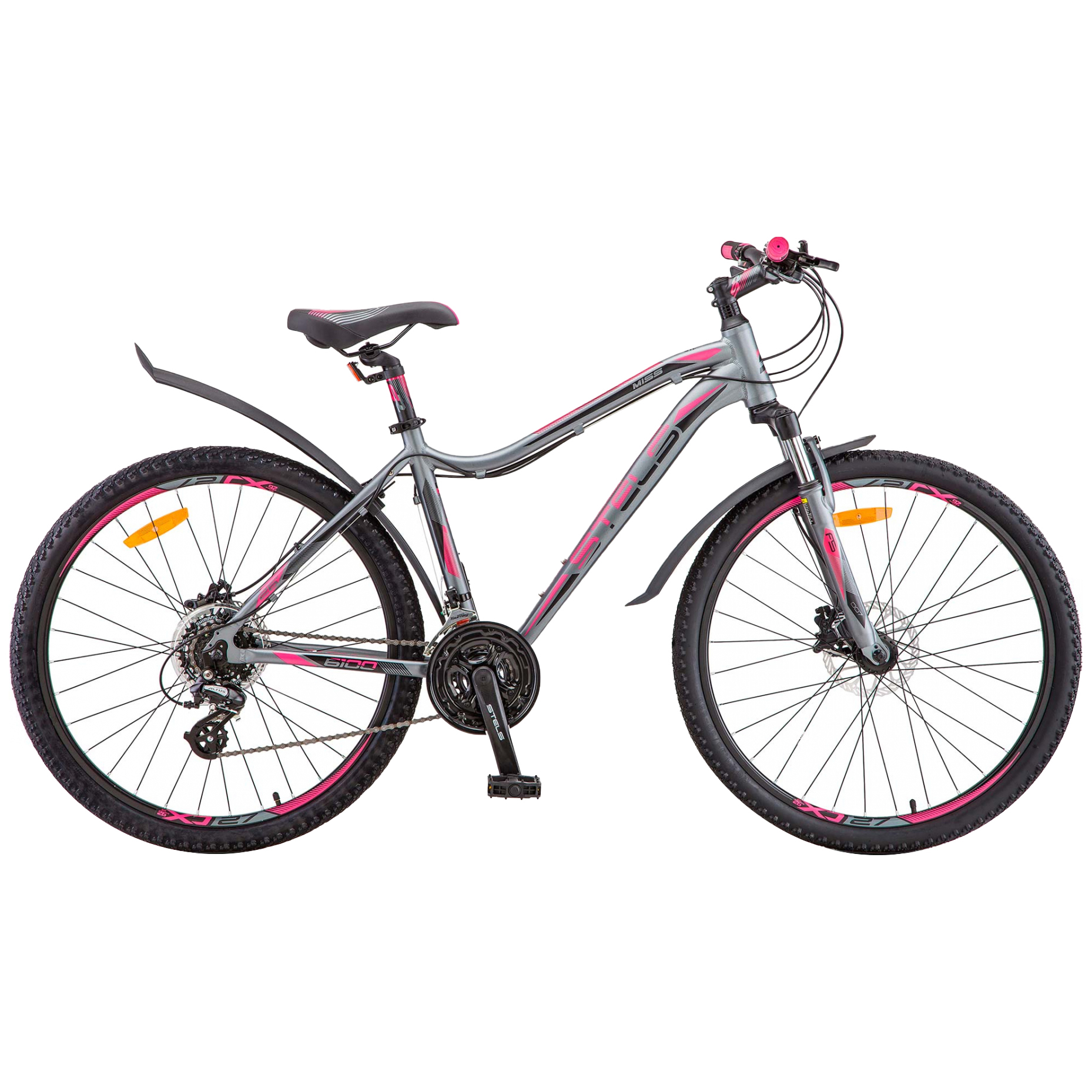 

Велосипед Stels Miss 6100 D 26 V010 2019 17" серый, Miss-6100 D 26 (V010) 17 серый