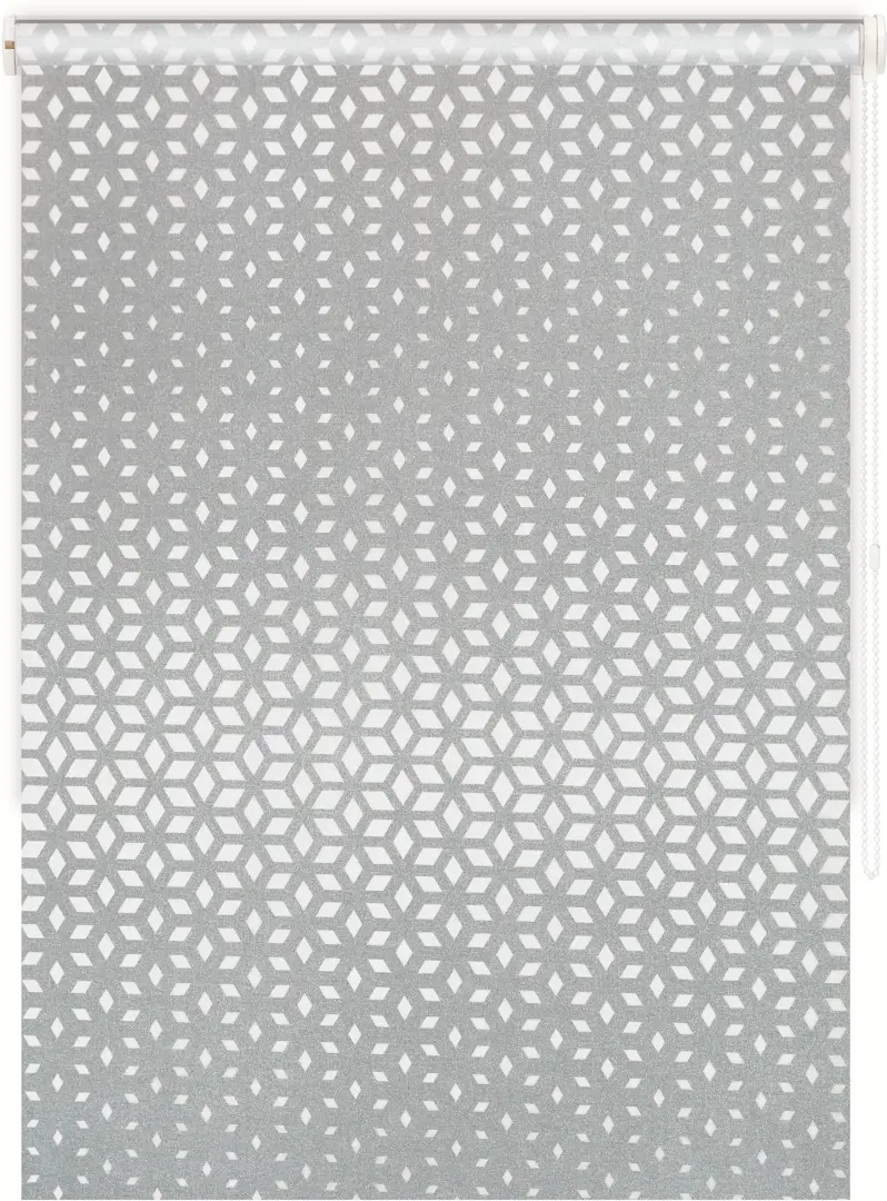 

Штора рулонная Мозаика 60x160 см серая
