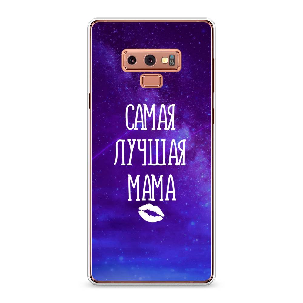 

Чехол Awog на Samsung Galaxy Note 9 "Лучшая мама", Фиолетовый;синий;белый, 26350-6