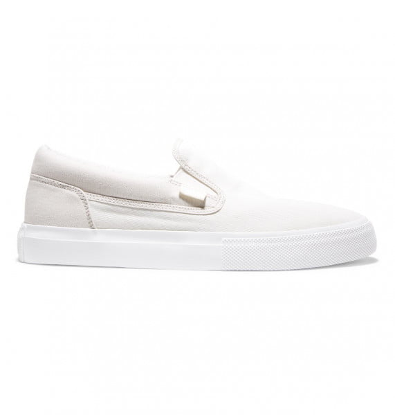 

Слипоны мужские DC SHOES ADYS300676 белые 40.5 RU, Белый, ADYS300676