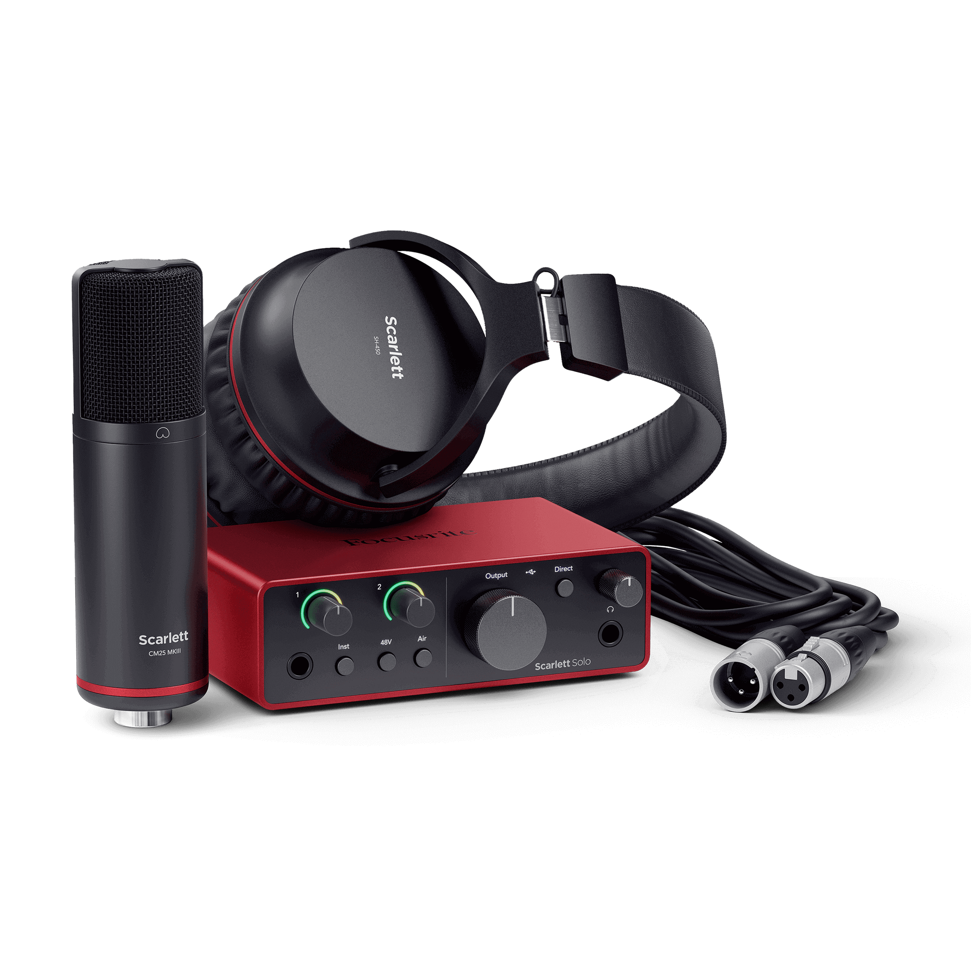 Комплект для записи Focusrite Scarlett Solo Studio 4th Gen