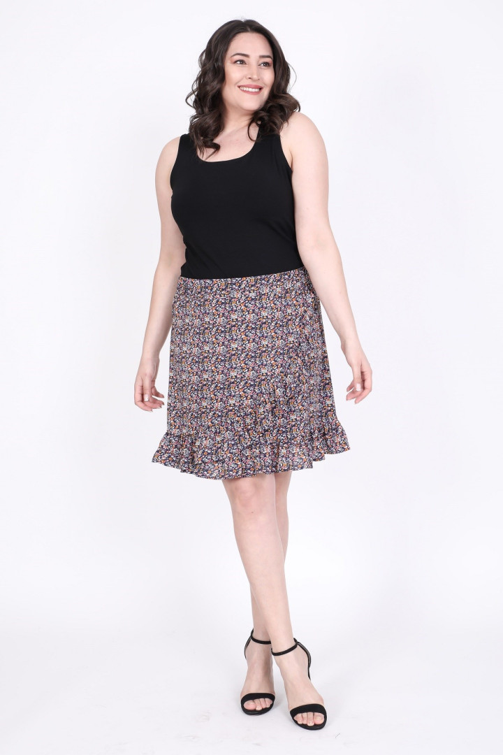 

Юбка женская My Line Moda 837 синяя 48 RU (товары доставляются из-за рубежа), 837