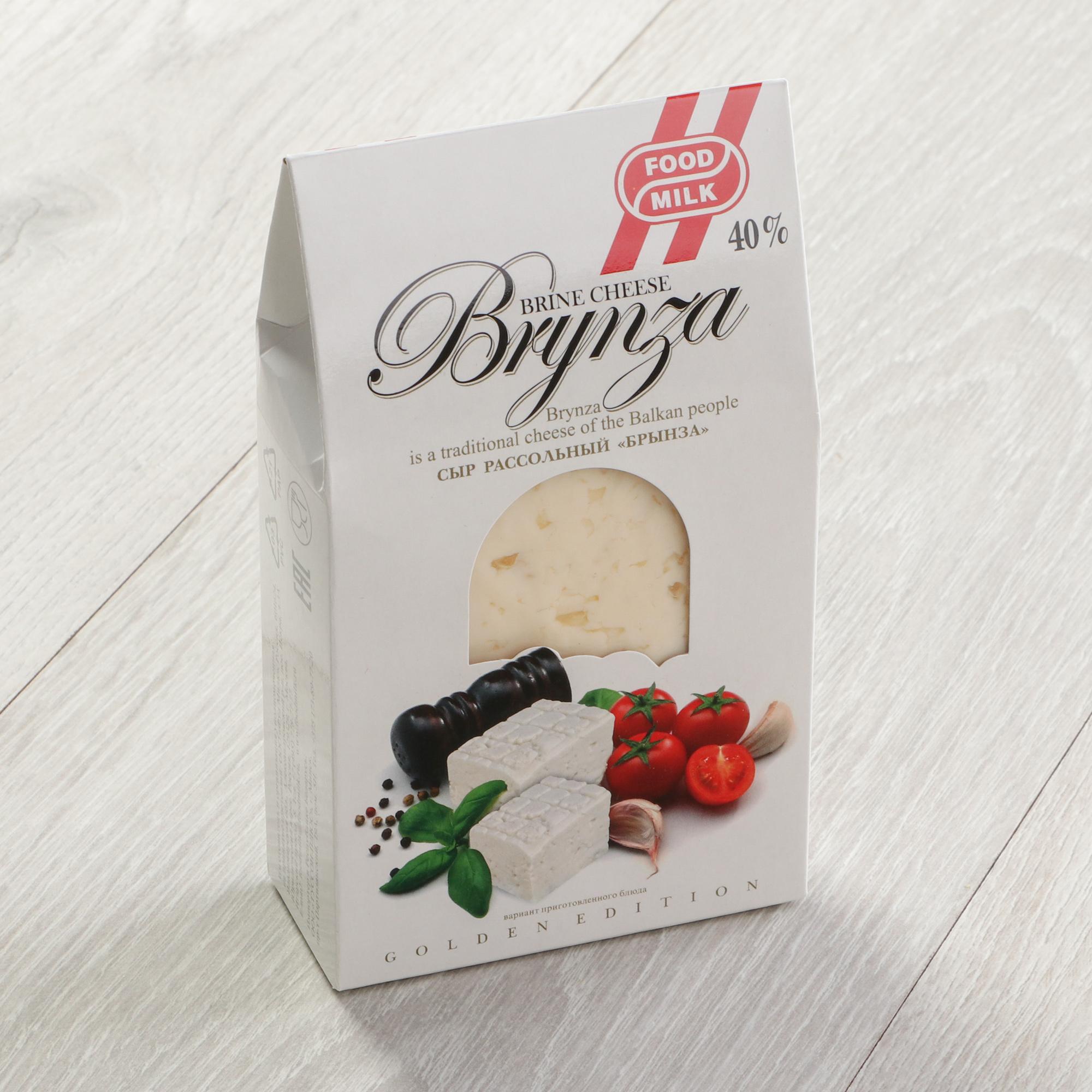 

Сыр рассольный Food Milk Брынза 40% 300 г