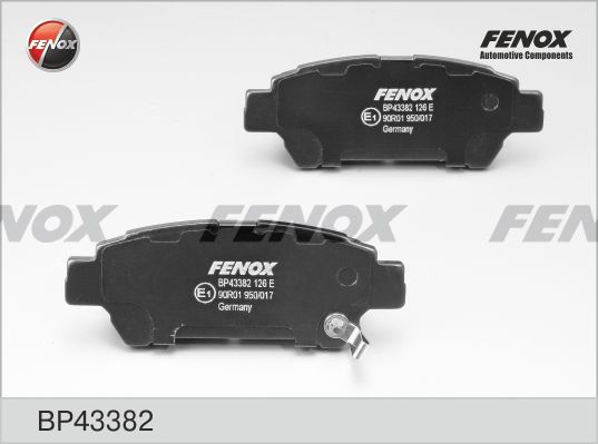 

Тормозные колодки FENOX задние дисковые для Toyota Previa, Avensis Verso 2000- BP43382