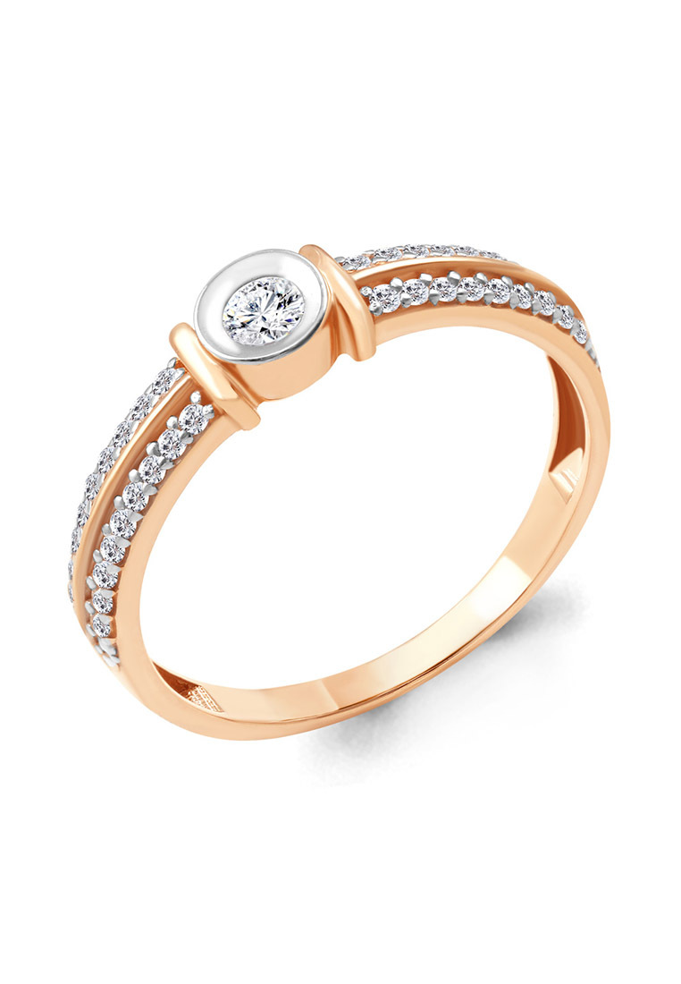 

Кольцо из золота р.  Kari Jewelry 68144А.1, фианит, 68144А.1