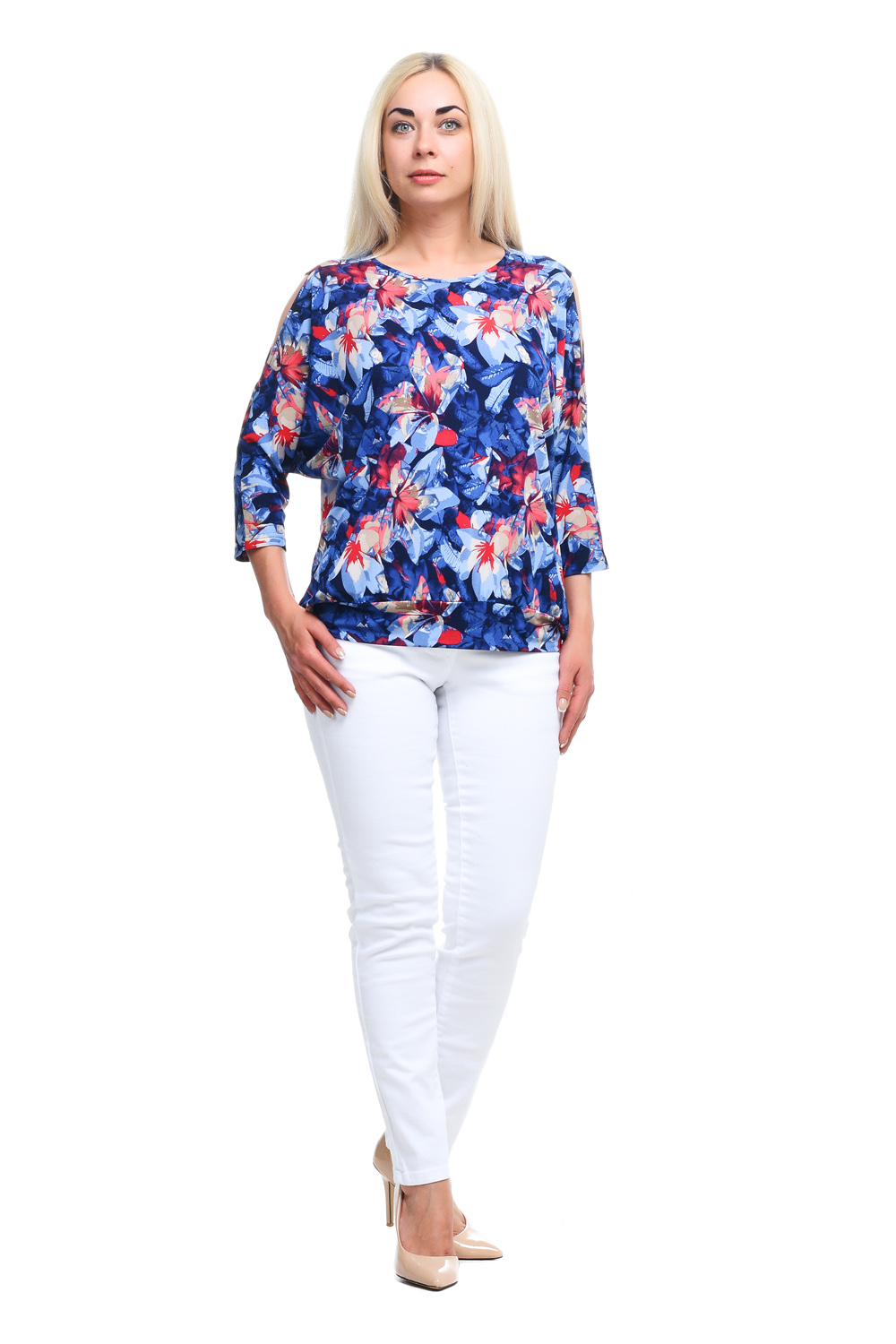 

Блуза женская OLSI 1810038 красная 54 RU, 1810038