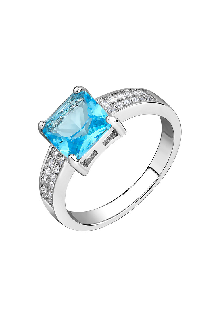 

Кольцо из серебра с фианитом р. 16,5 Kari Jewelry КЛ-3167-ТСС, КЛ-3167-ТСС