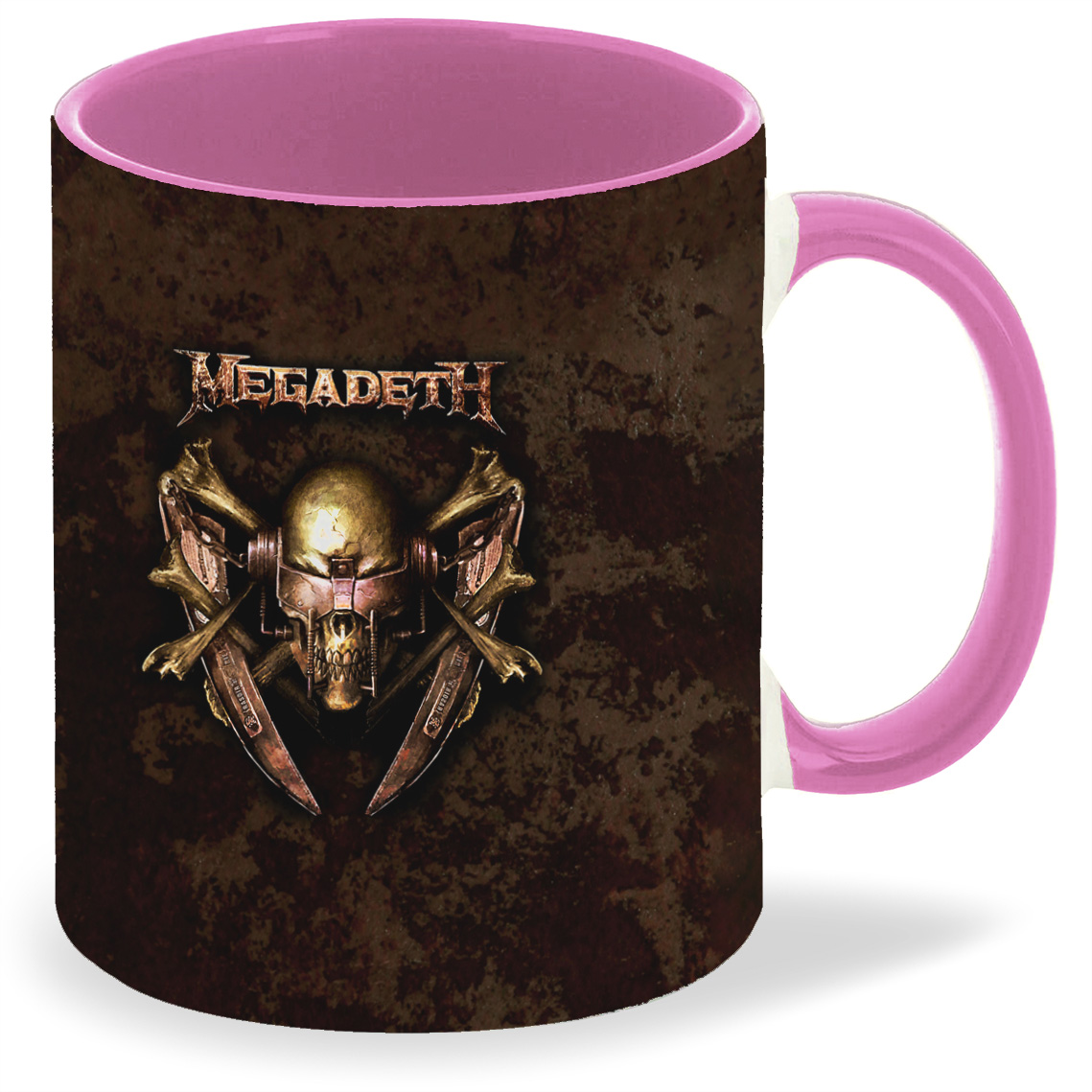 

Кружка CoolPodarok megadeth логотип череп, megadeth логотип череп