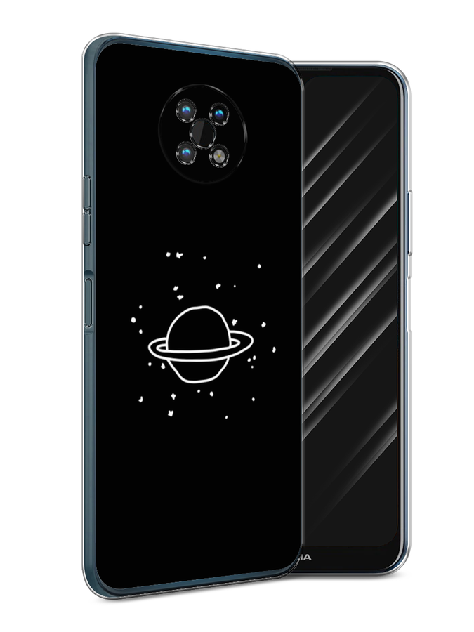 

Чехол Awog на Nokia G50 / Нокиа G50 "Дудл Юпитера", Белый;черный, 124950-4