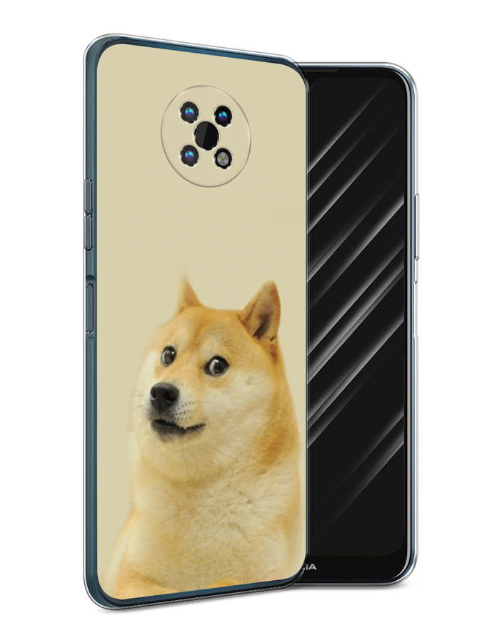 

Чехол Awog на Nokia G50 / Нокиа G50 "Собака подозревака", Коричневый;желтый;бежевый, 124950-9