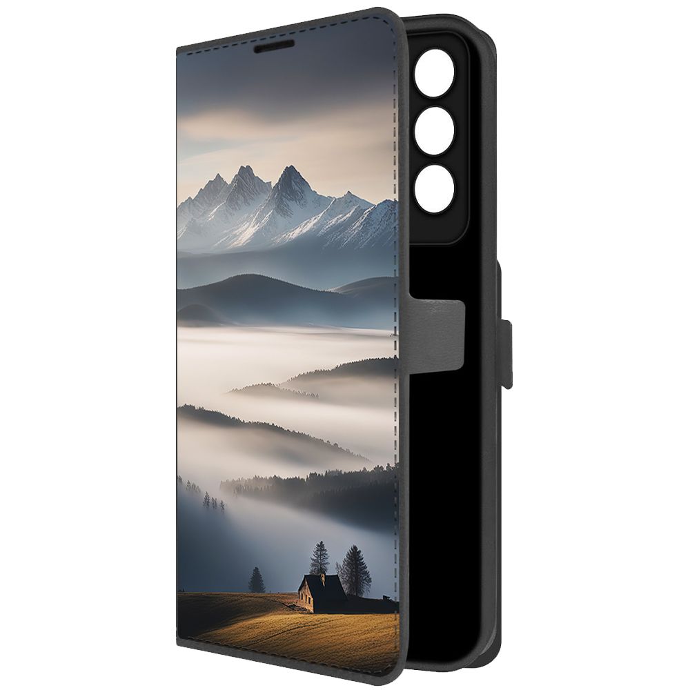

Чехол-книжка Krutoff Eco Book для Vivo T2 Туман (черный)