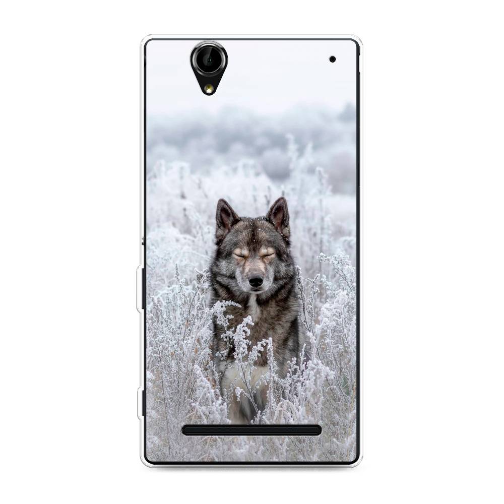 

Чехол Awog на Sony Xperia T2 Ultra "Волк в поле", Разноцветный, 50950-1