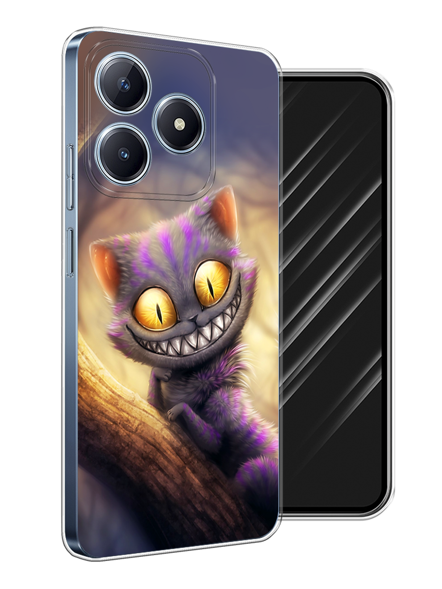 

Чехол Awog на Realme C63 "Cheshire Cat", Фиолетовый;желтый, 2517350-1