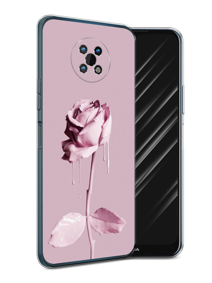 

Чехол Awog на Nokia G50 / Нокиа G50 "Роза в краске", Белый;розовый, 124950-8