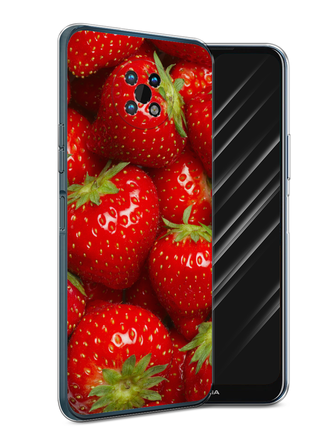 

Чехол Awog на Nokia G50 / Нокиа G50 "Клубника", Красный;зеленый, 124950-10