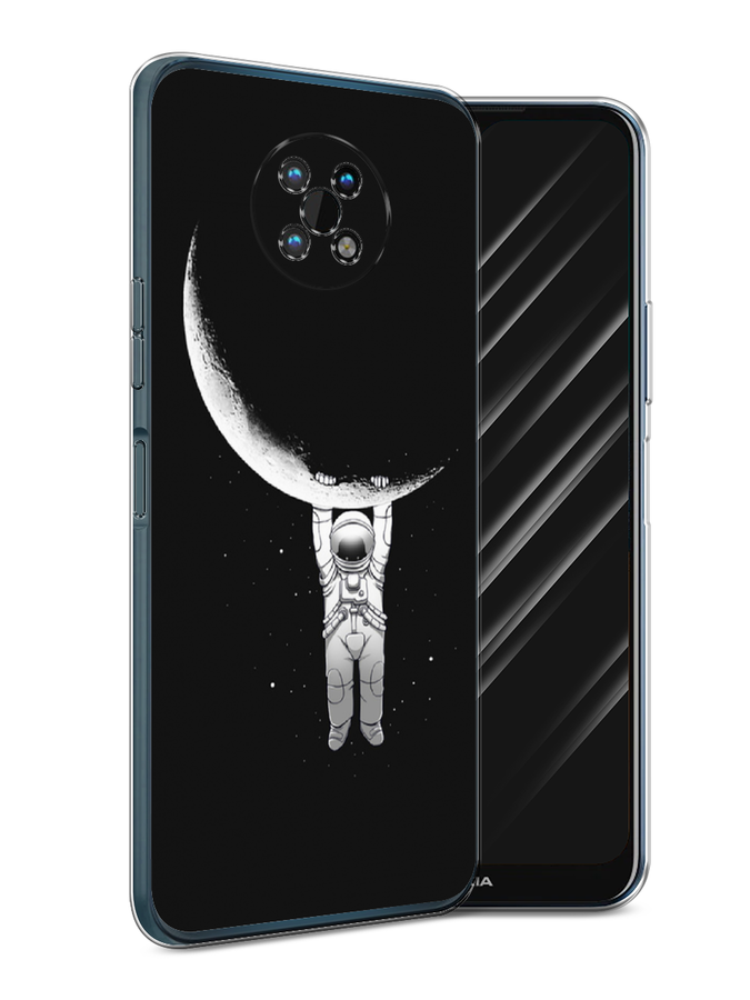 

Чехол Awog на Nokia G50 / Нокиа G50 "Космонавт", Белый;черный, 124950-4