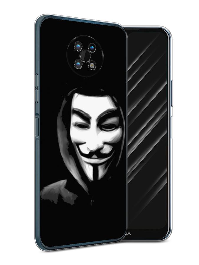 

Чехол Awog на Nokia G50 / Нокиа G50 "Анонимус", Черный;серый;белый, 124950-5