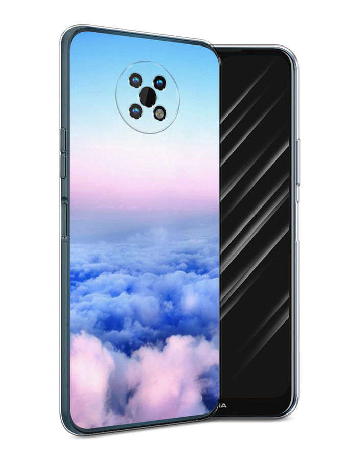 

Чехол Awog на Nokia G50 / Нокиа G50 "Облака", Голубой;розовый, 124950-4