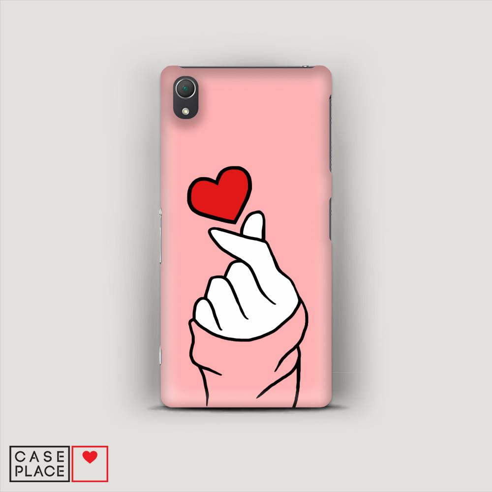 

Пластиковый чехол "Милое сердечко" на Sony Xperia Z2