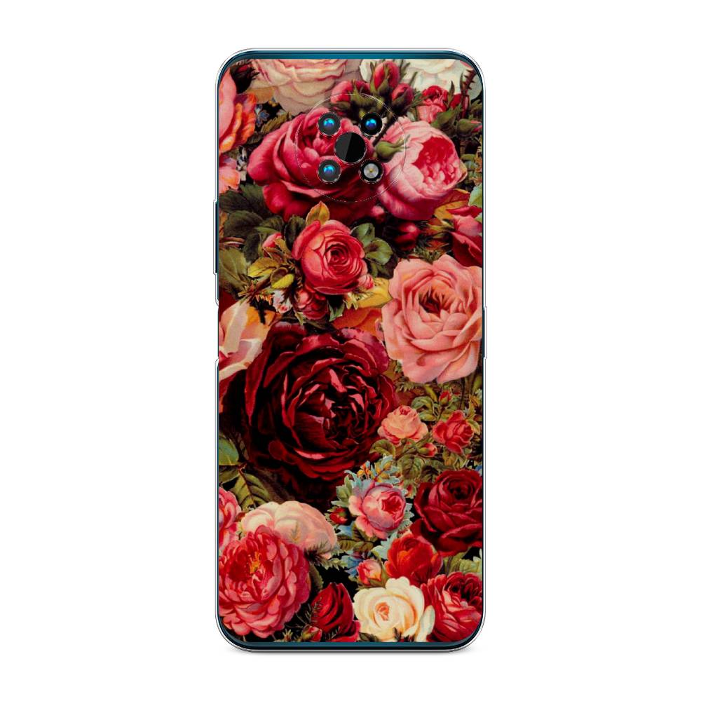 фото Чехол awog "розы винтажные" для nokia g50