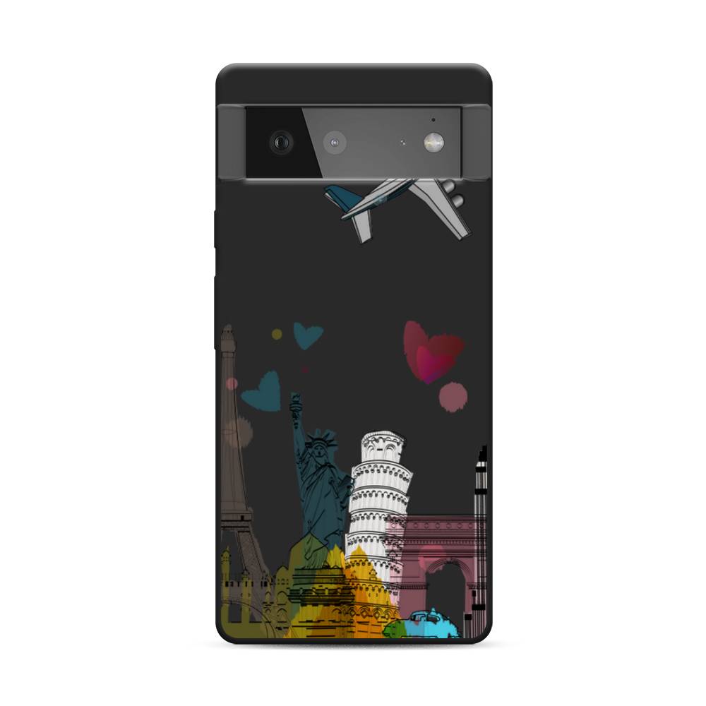 

Чехол Awog на Google Pixel 6 "Самолет путешествий", Разноцветный, 270852-1