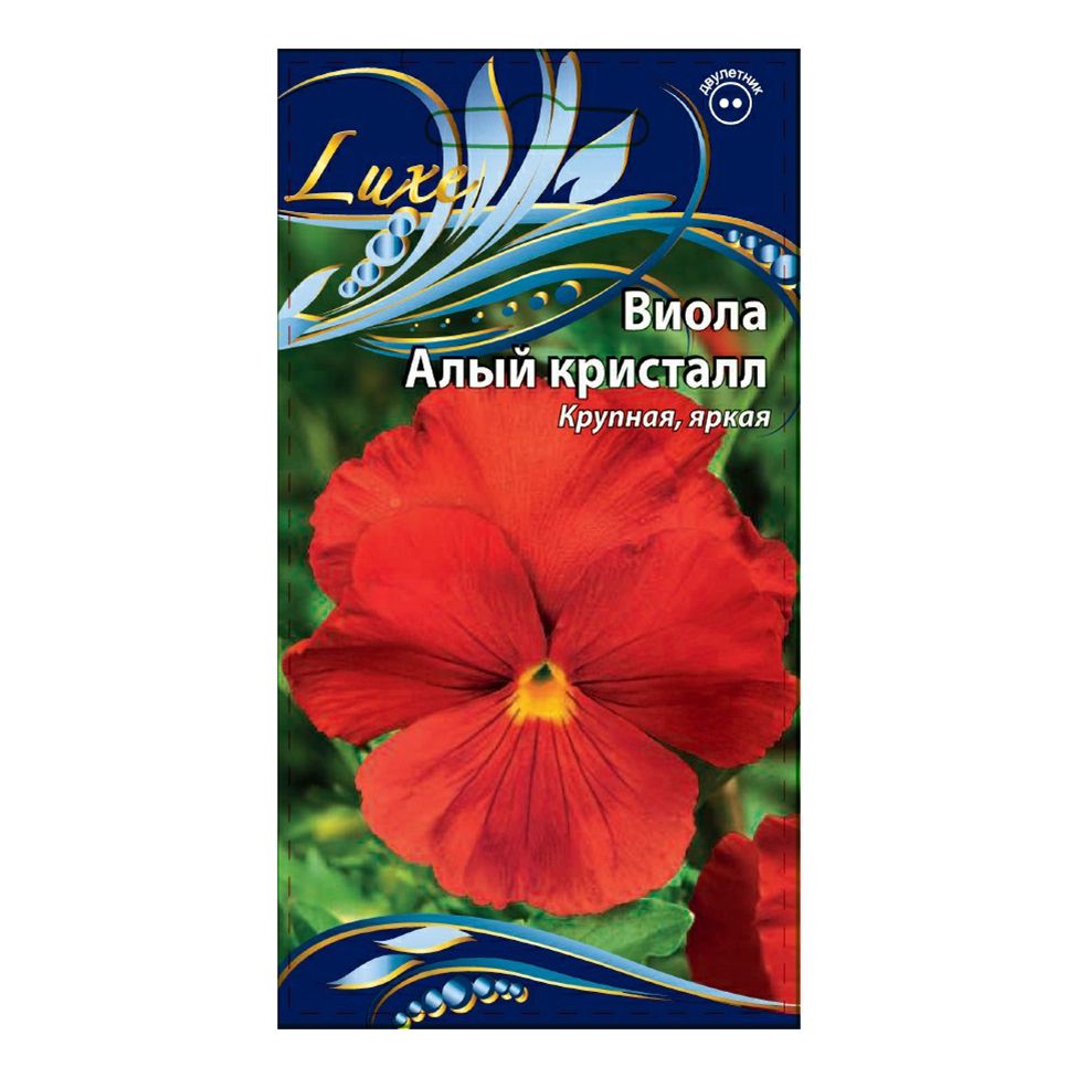 

Семена виола Алый кристалл Ваше Хозяйство 1 уп.