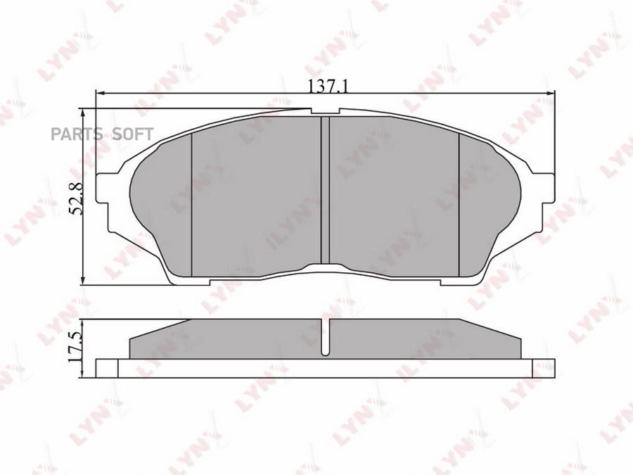 

Колодки торм.пер.TOYOTA Crown 2.0 98-01/Mark II/Chaser/Cresta 1.8-2.5 98-00