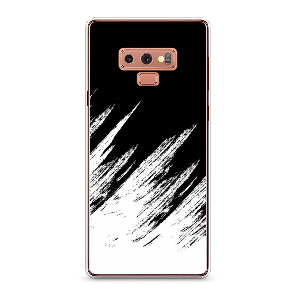 фото Чехол awog "черно белые брызги" для samsung galaxy note 9