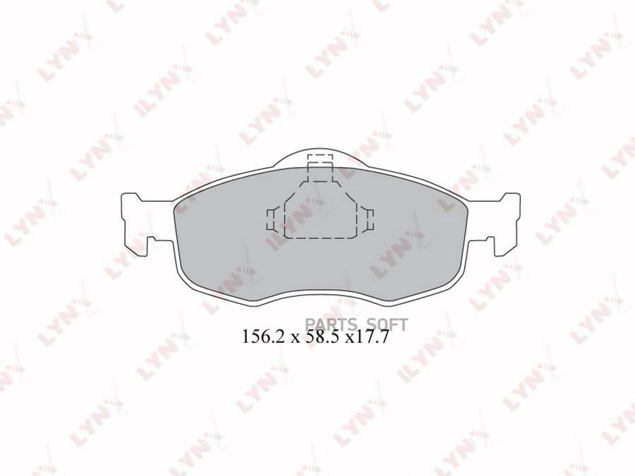 

Колодки торм.пер.FORD MONDEO I-II 1.6-2.5 93-00 / SCORPIO I-II 2.0-2.9 =>98