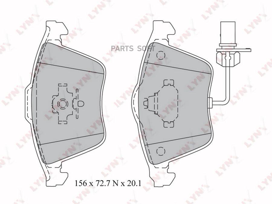 

Колодки торм.пер.AUDI A4 1.0-3.0TD 04-07/ A6 2.0-3.2 04=>/ A8 3.7-4.2 02-10