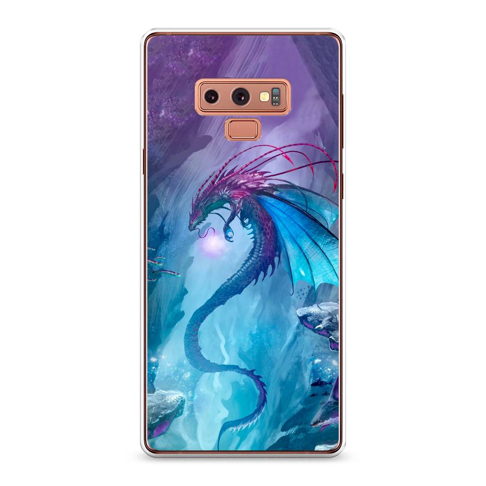

Чехол Awog на Samsung Galaxy Note 9 "Водный дракон", Голубой;фиолетовый;синий, 26350-2