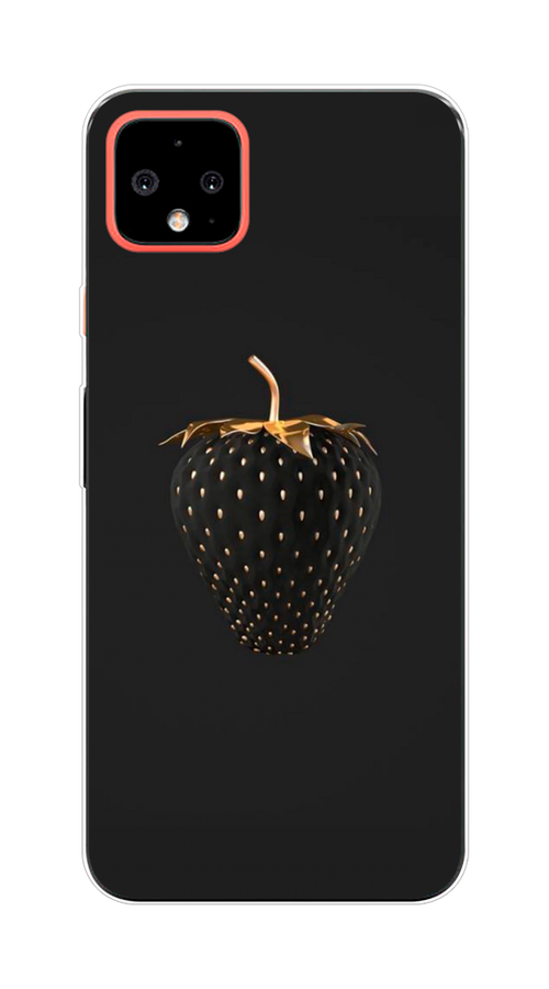 

Чехол Awog на Google Pixel 4 XL "Черно-золотая клубника", Разноцветный, 270550-10