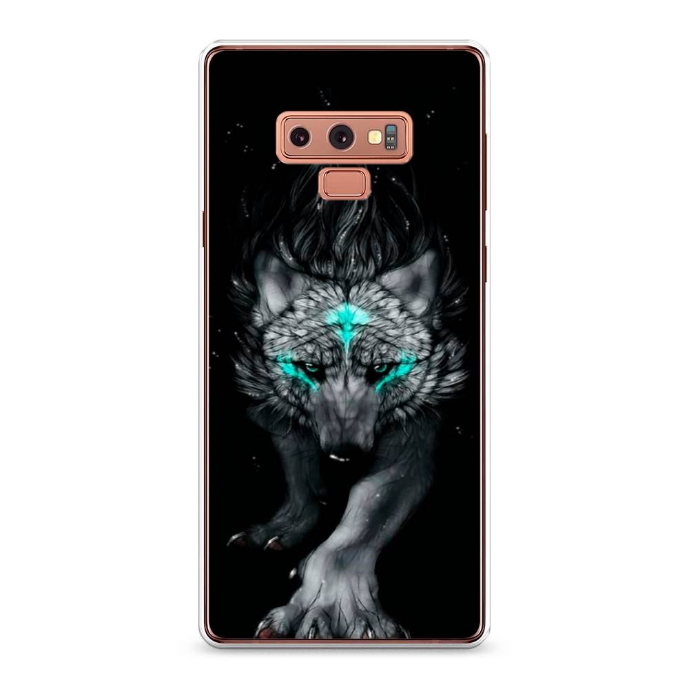 

Чехол Awog на Samsung Galaxy Note 9 "Волшебный волк", Черный;серый, 26350-2