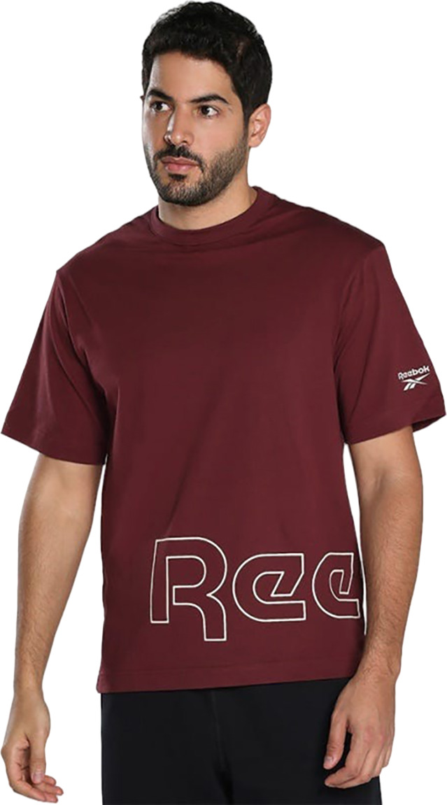 

Футболка мужская Reebok Training Trend Tee бордовая 2XL, Бордовый, Training Trend Tee