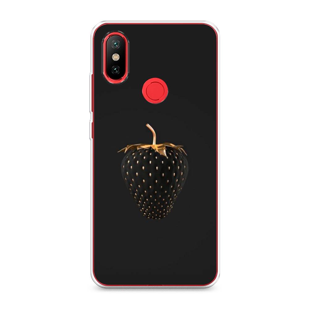 

Чехол Awog на Xiaomi Mi 6X "Черно-золотая клубника", Разноцветный, 33250-10