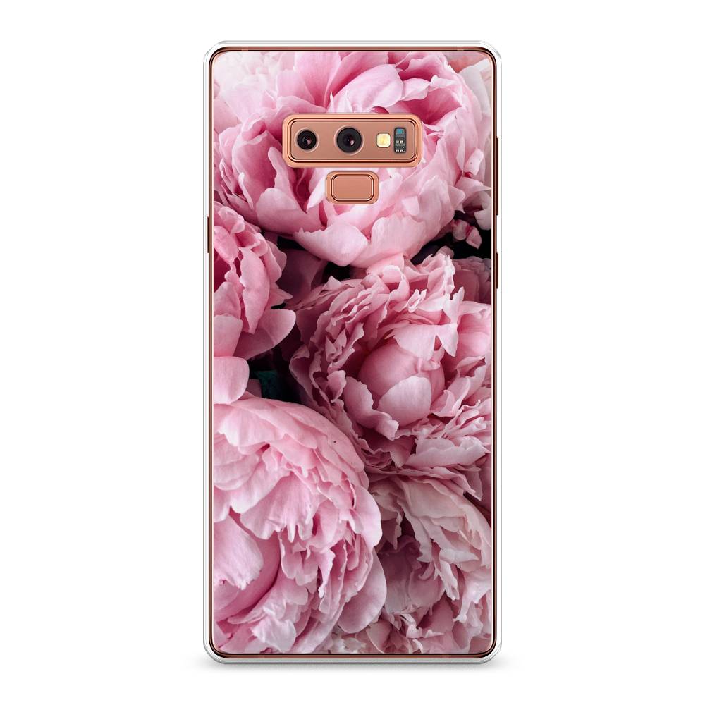 фото Чехол awog "нежные пионы" для samsung galaxy note 9