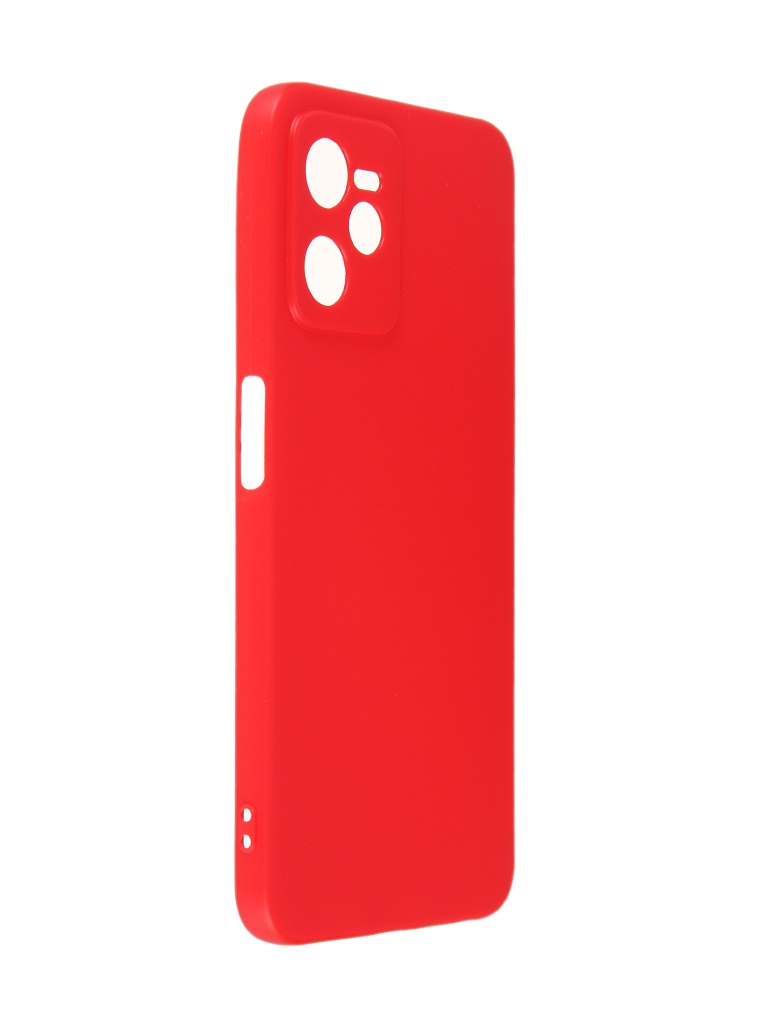 фото Чехол df для realme c35 silicone red rmcase-23 df-group