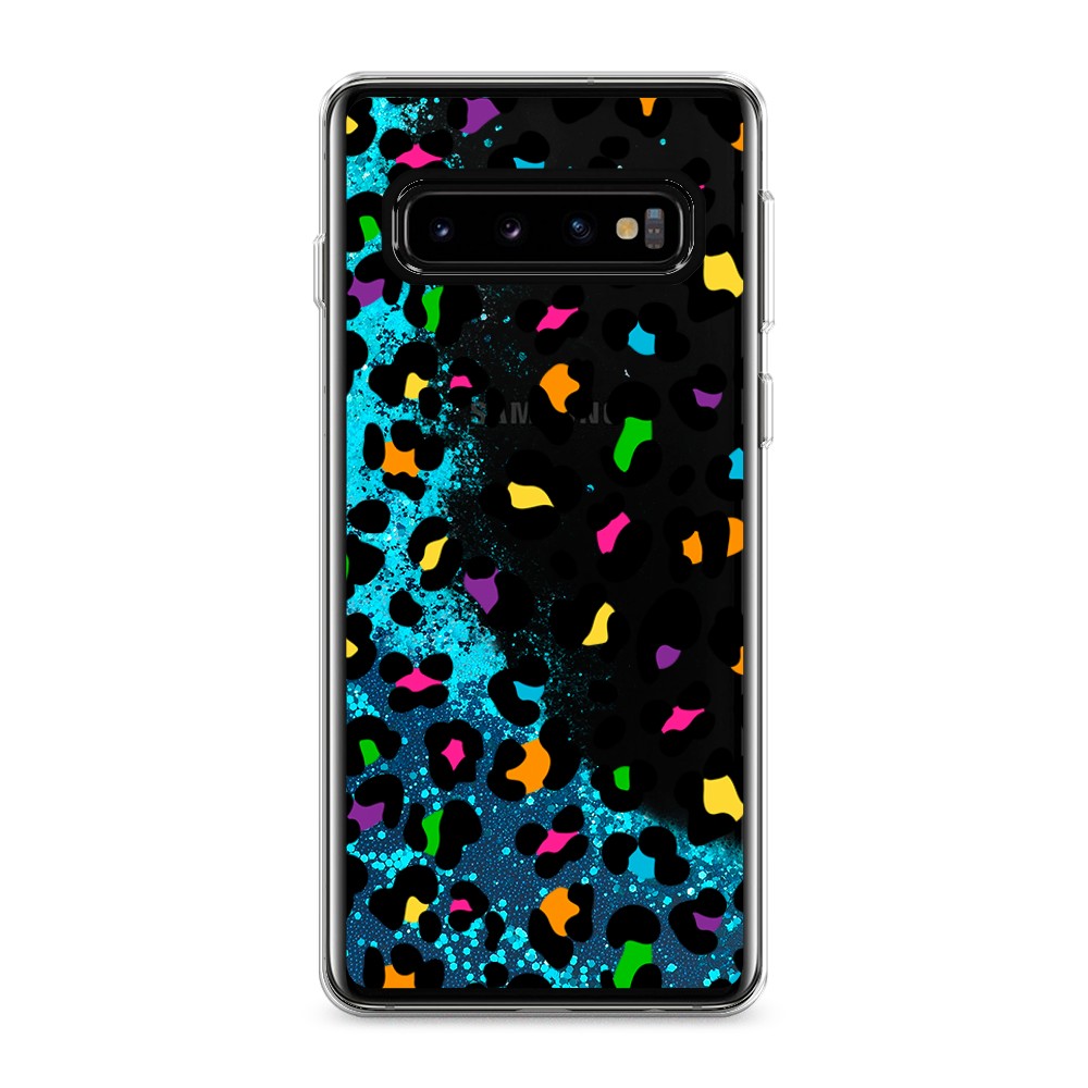 

Чехол Awog на Samsung Galaxy S10 "Яркий леопард", Разноцветный, 27093-1