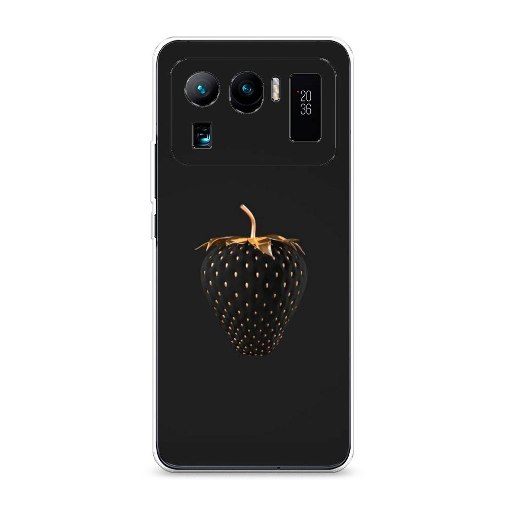 

Чехол Awog на Xiaomi Mi 11 Ultra "Черно-золотая клубника", Разноцветный, 310450-10