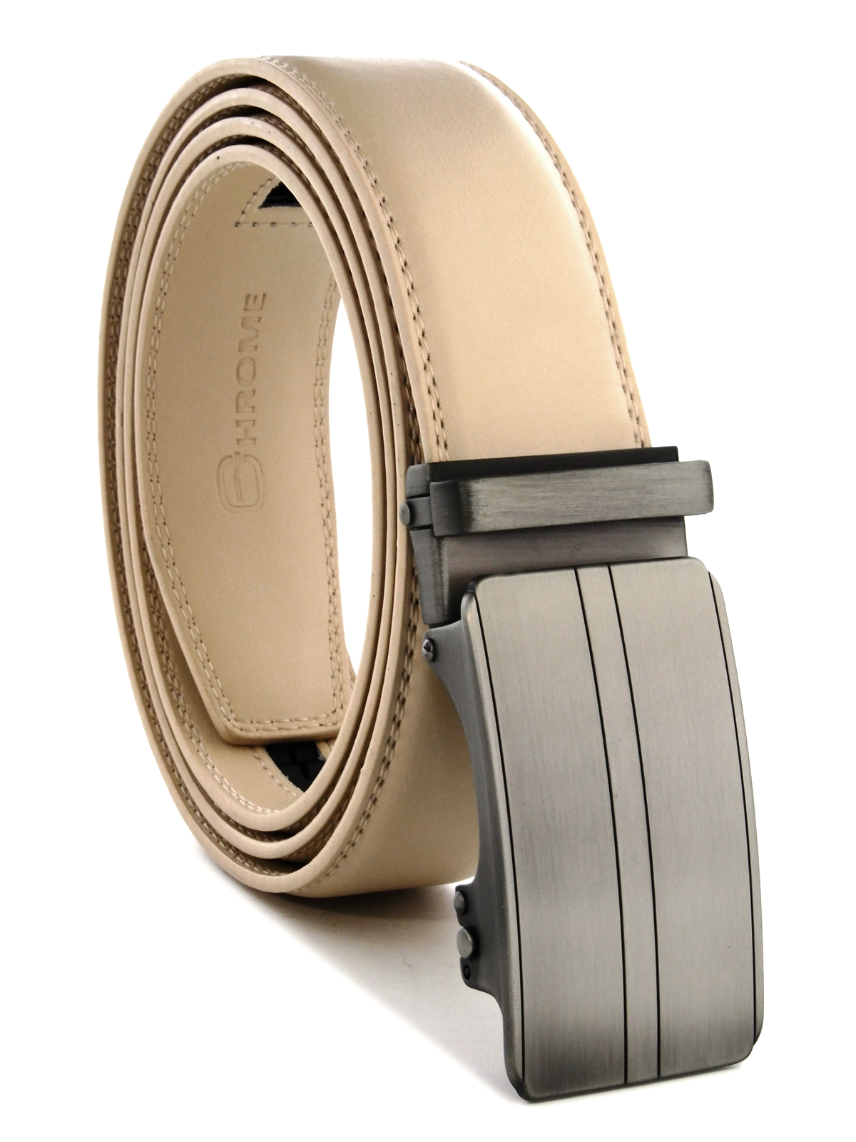 Ремень мужской CHROME А35233-0005W бежевый, 130 см
