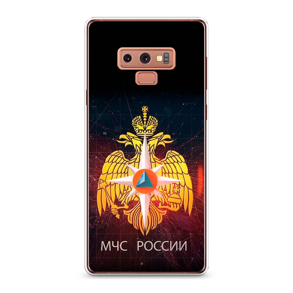 

Чехол Awog на Samsung Galaxy Note 9 "МЧС России", Черный;желтый;красный, 26350-5