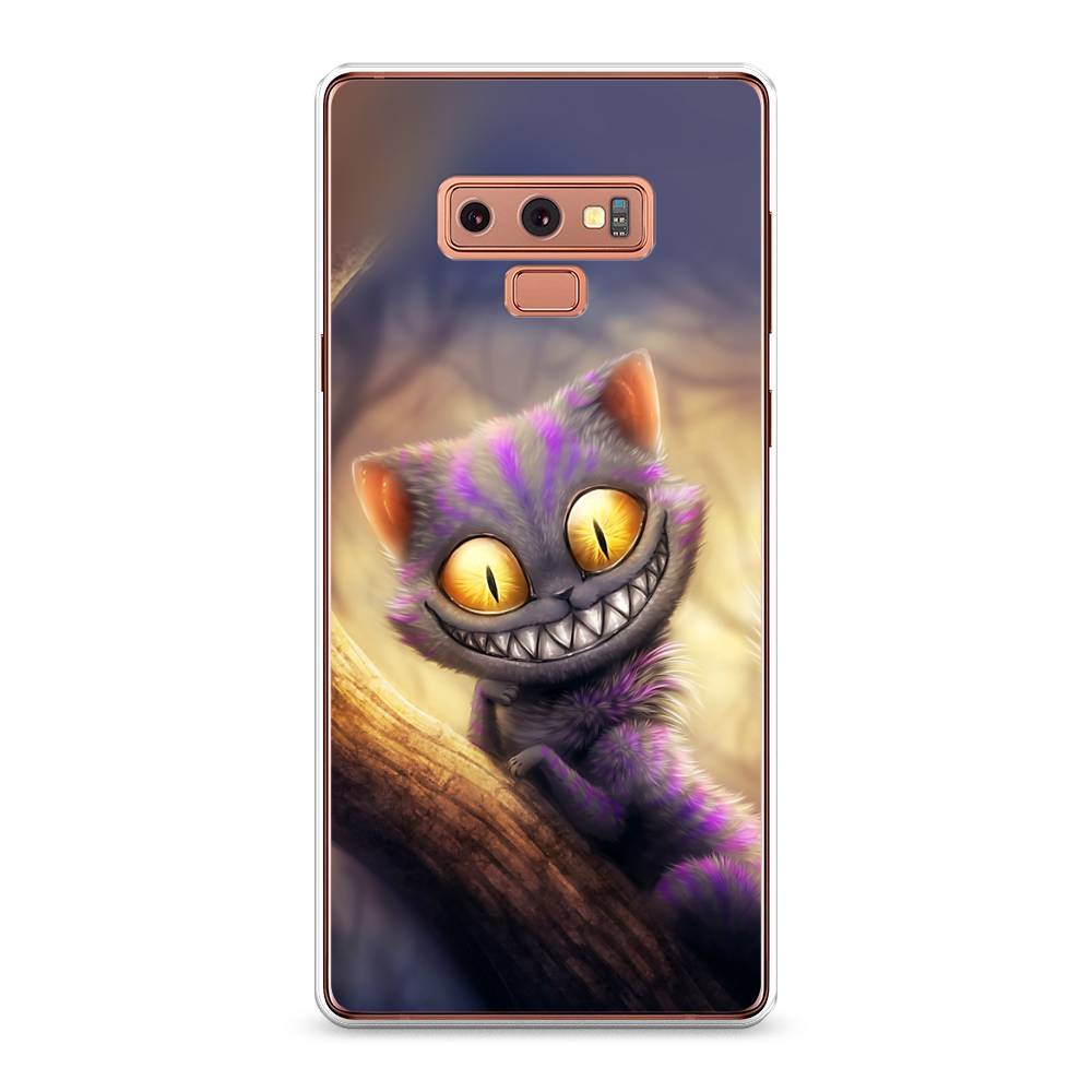 

Чехол Awog на Samsung Galaxy Note 9 "Cheshire Cat", Фиолетовый;желтый, 26350-1